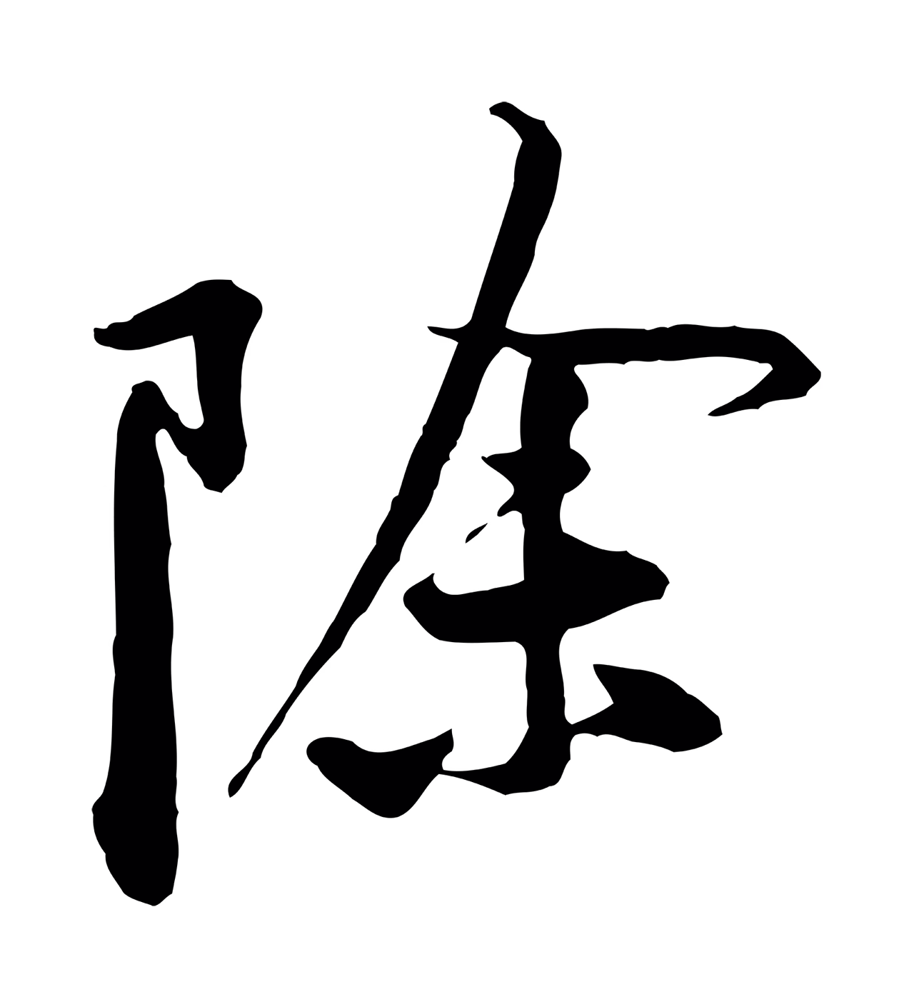 黄庭坚「除」字书法图片