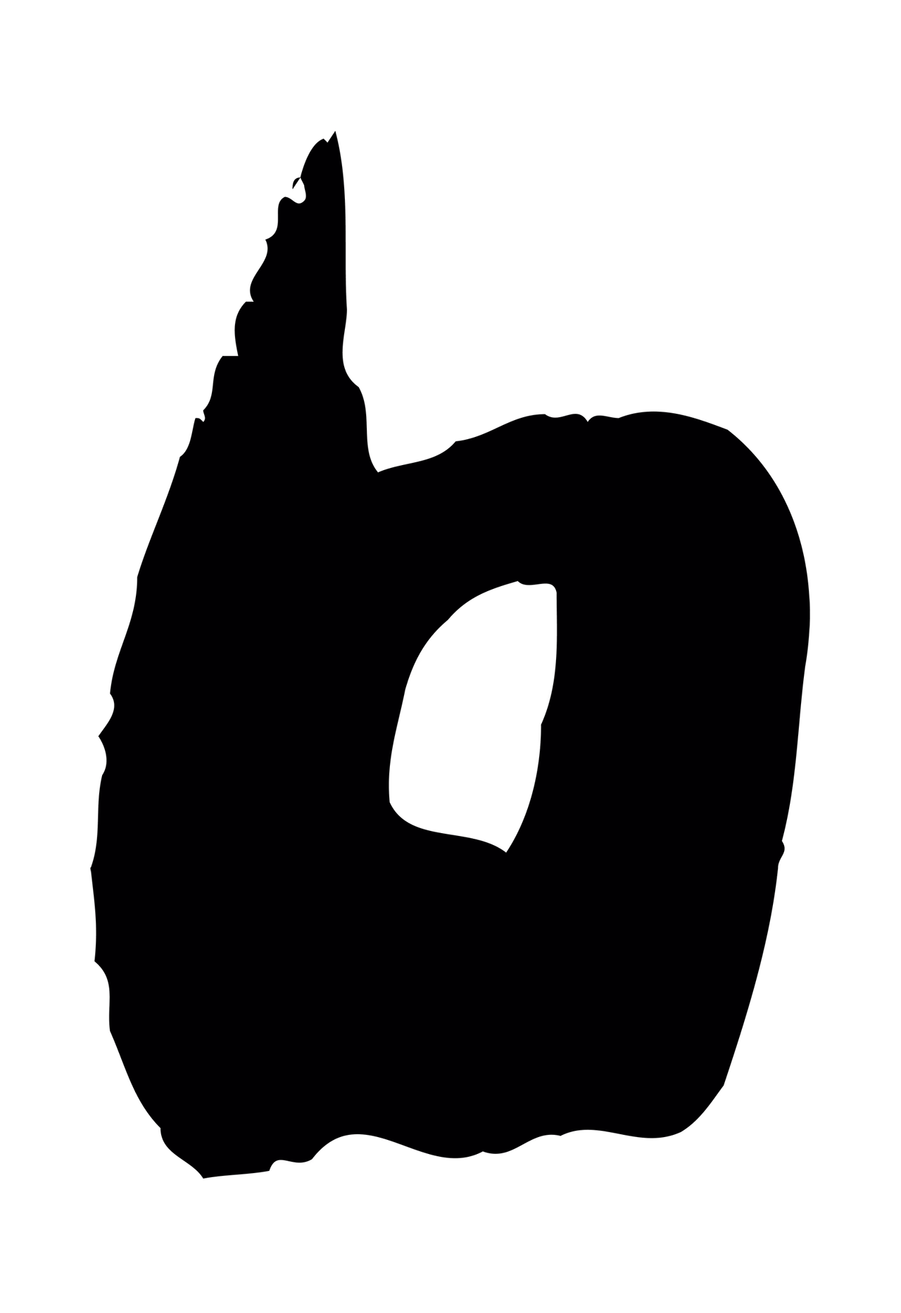 赵孟頫「日」字书法图片