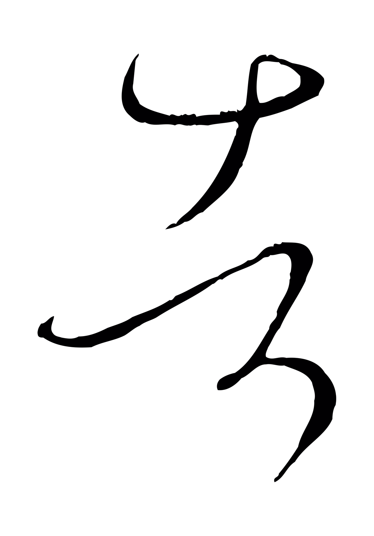 孙过庭「者」字书法图片