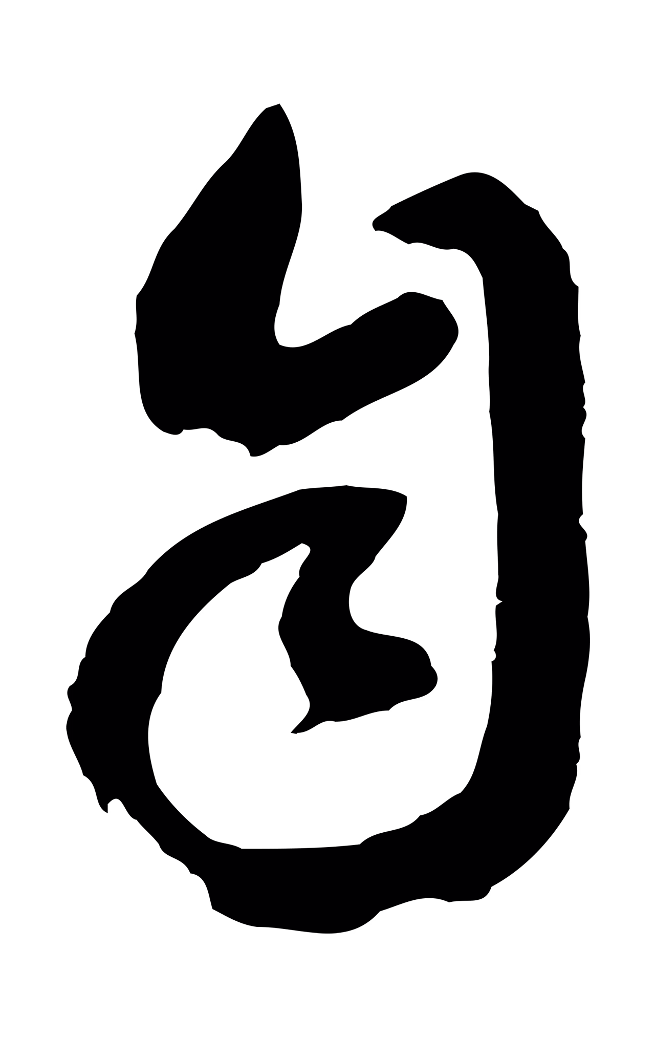 董其昌「自」字书法图片