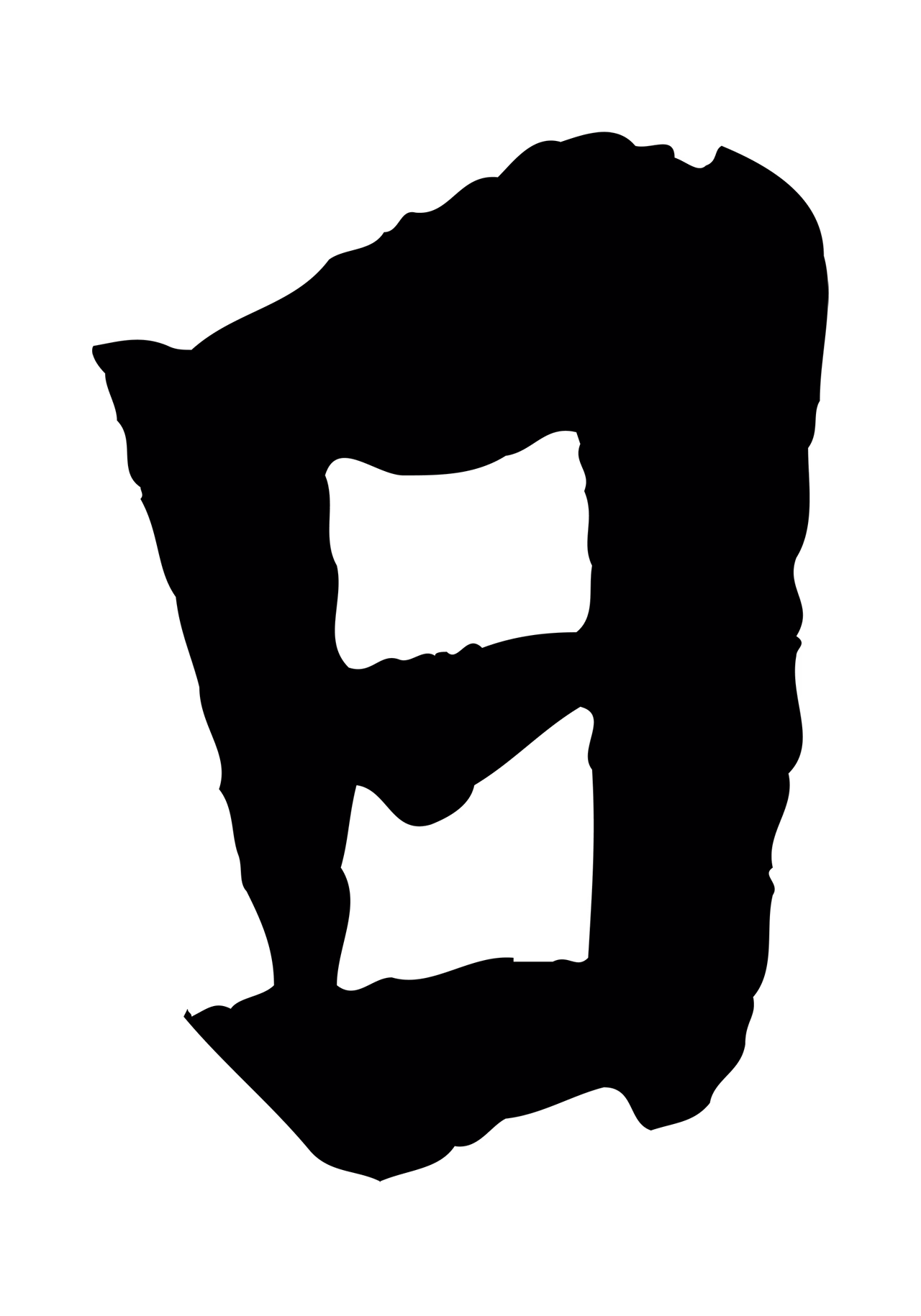 欧阳询「日」字书法图片