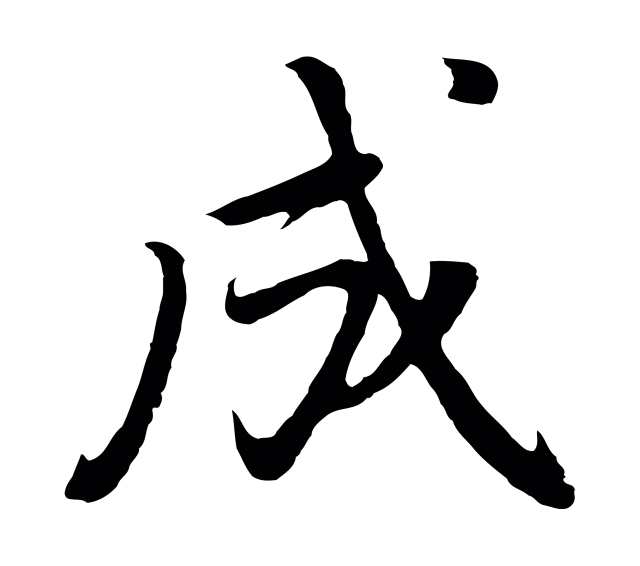 董其昌「成」字书法图片