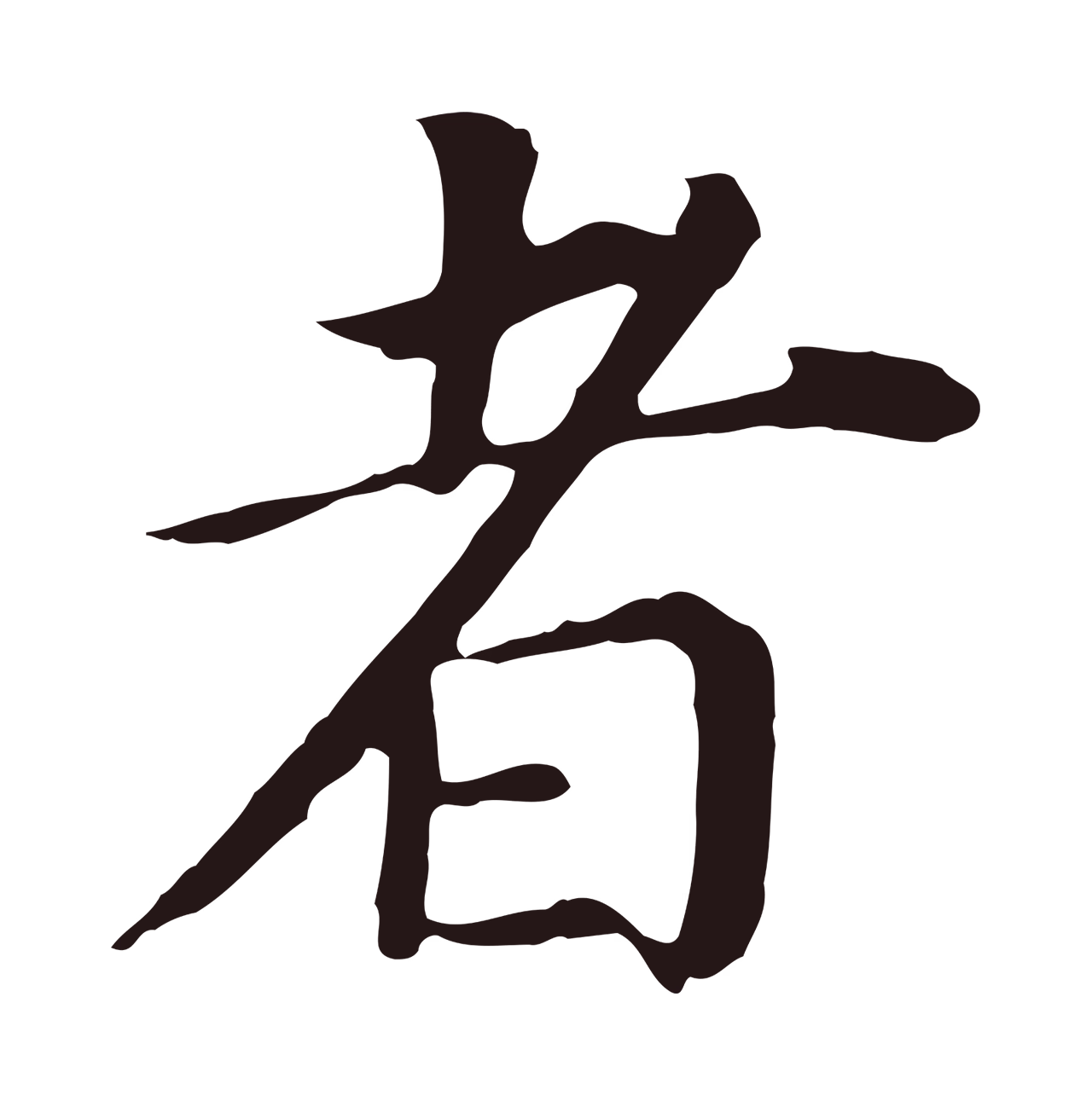 董其昌「者」字书法图片