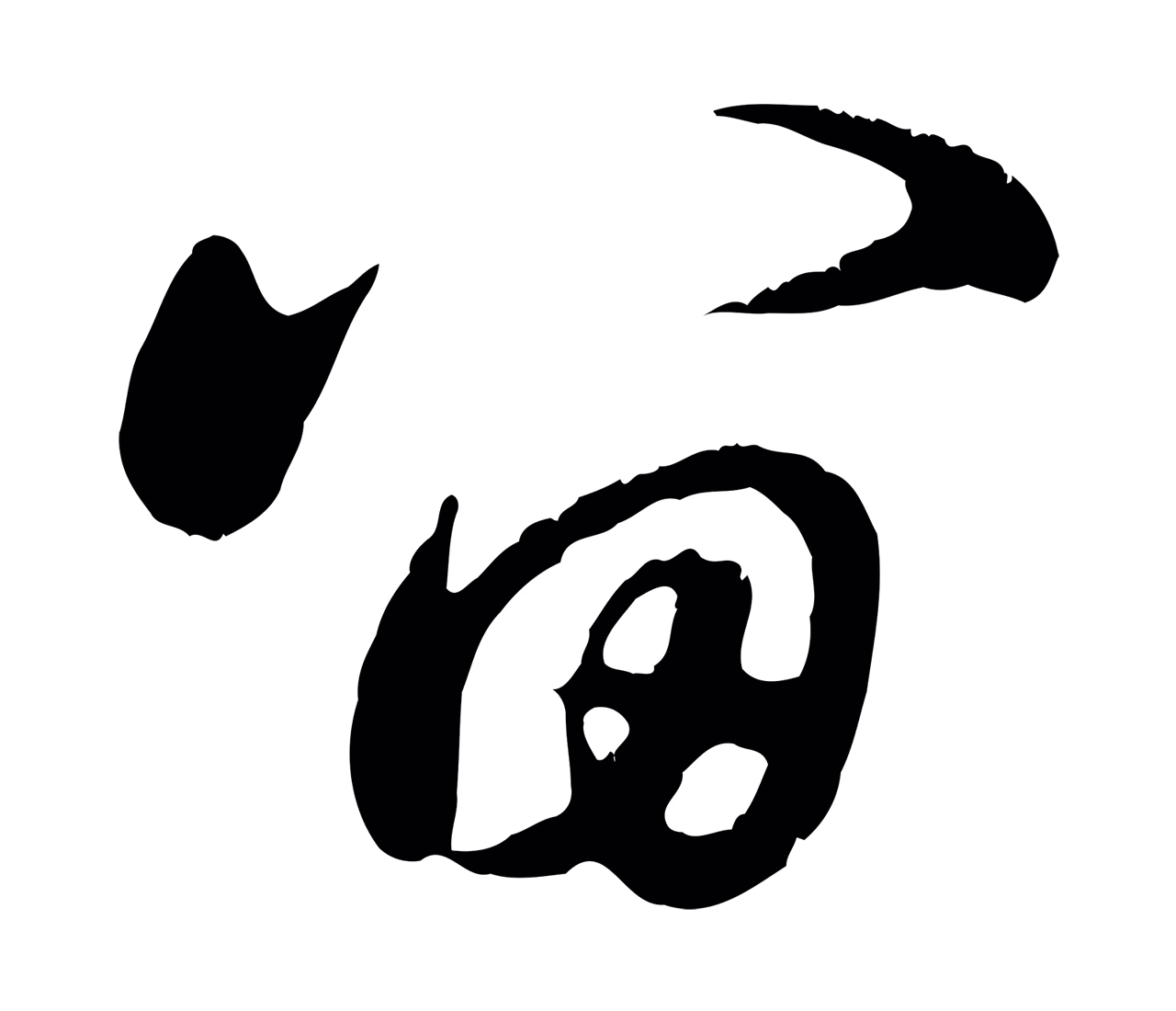 赵孟頫「留」字书法图片