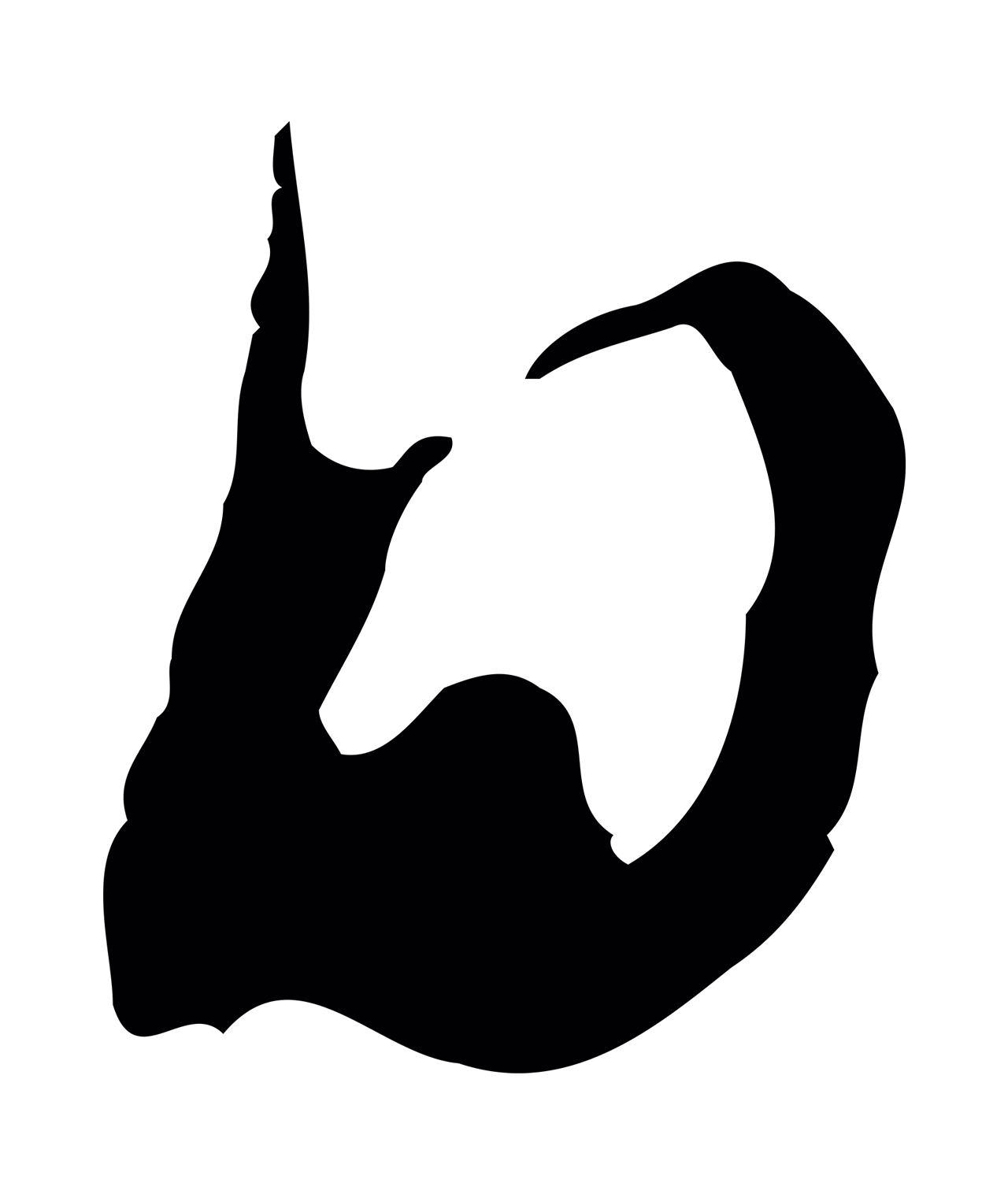 赵孟頫「日」字书法图片